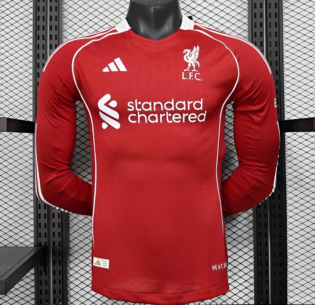Maillot Domicile de Liverpool 2025/26